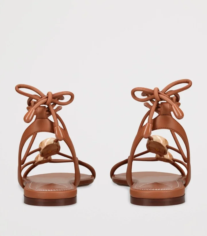 Zimmermann Leather Gleam Sandals - Image 2