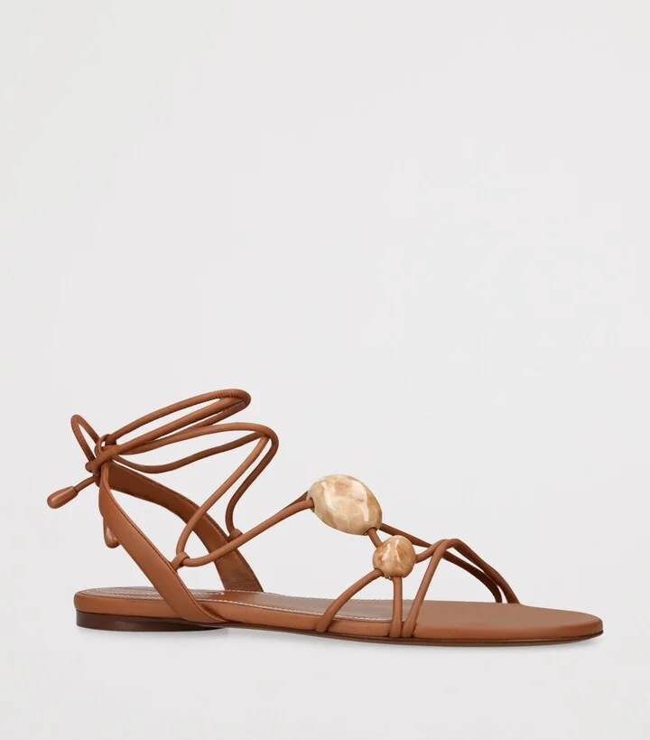 Zimmermann Leather Gleam Sandals - Image 3