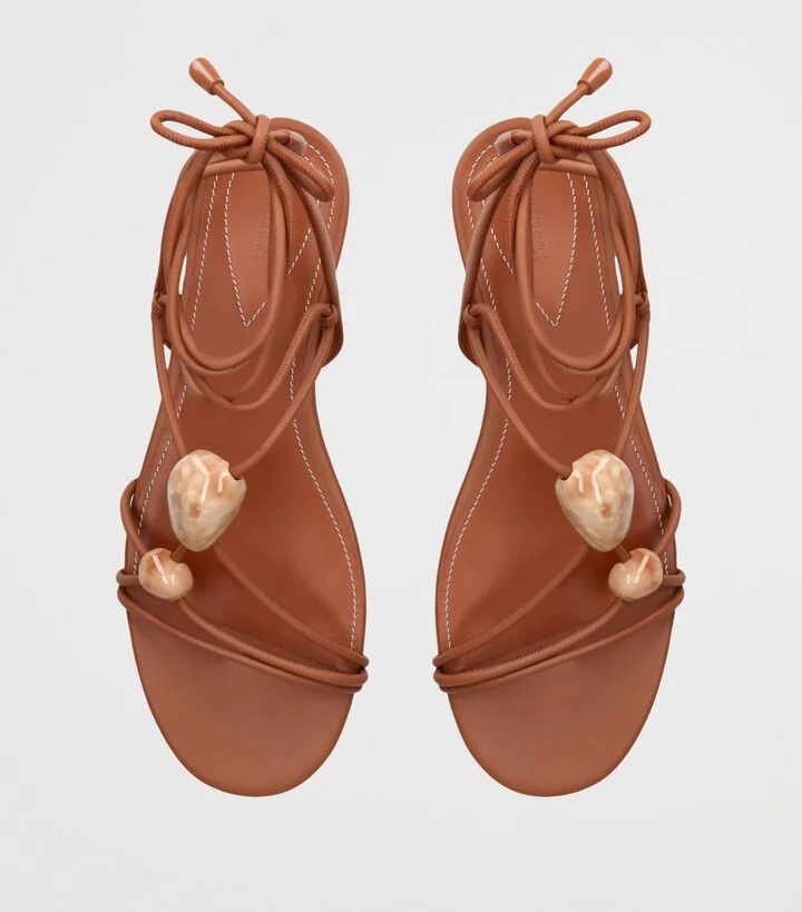 Zimmermann Leather Gleam Sandals - Image 4
