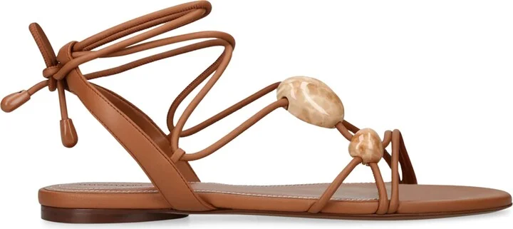 Zimmermann Leather Gleam Sandals