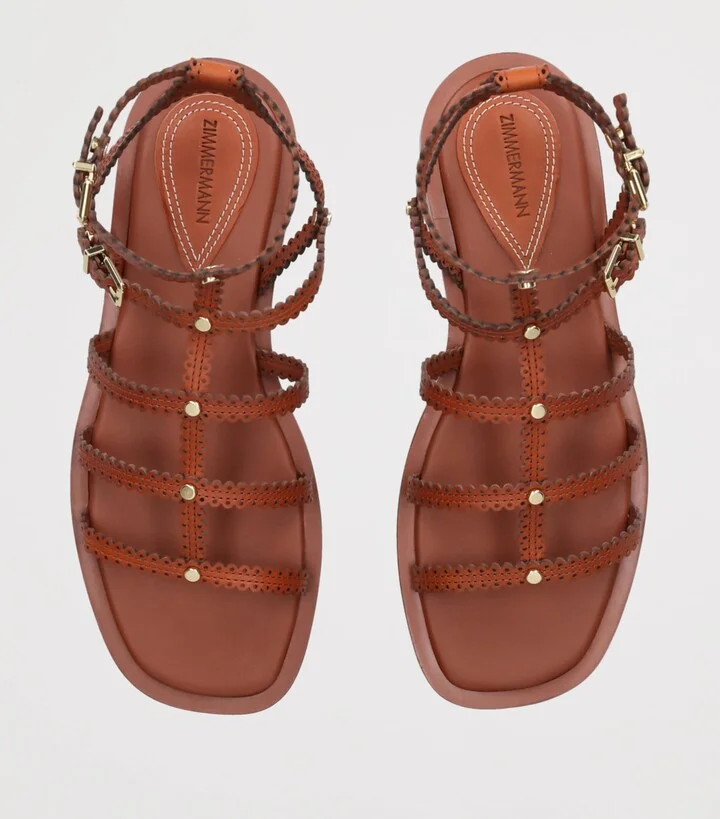 Zimmermann Leather Goldie Sandals - Image 4