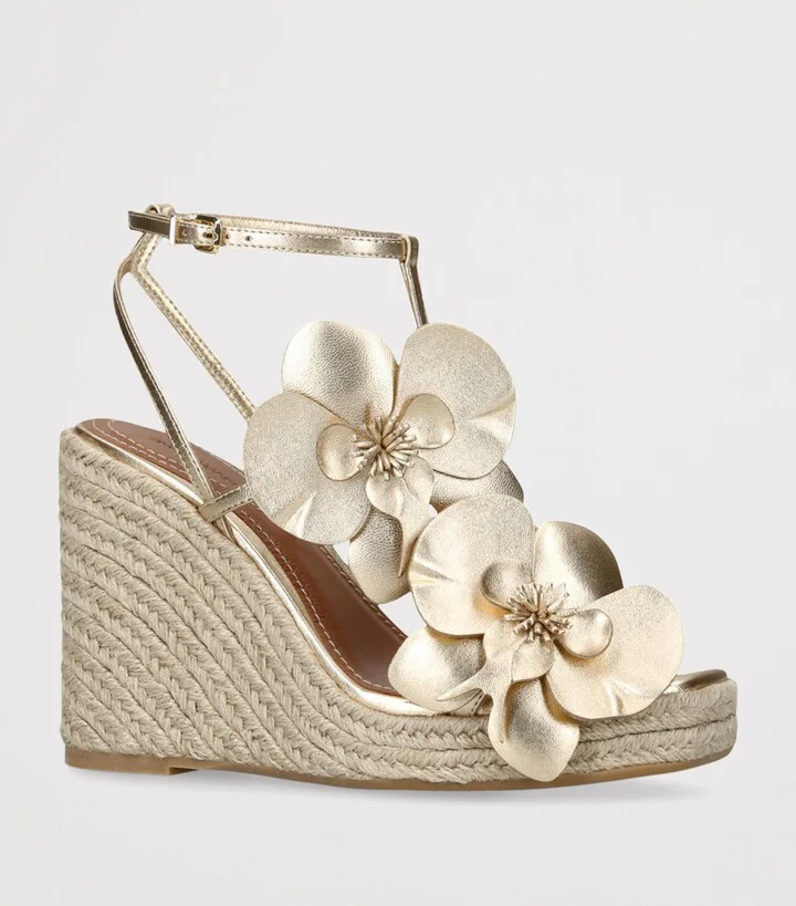Zimmermann Leather Orchid Wedges 110 - Image 3