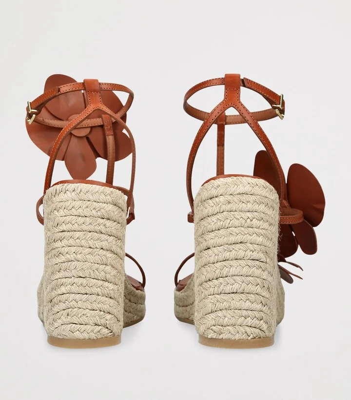 Zimmermann Leather Orchid Wedges 110 - Image 2