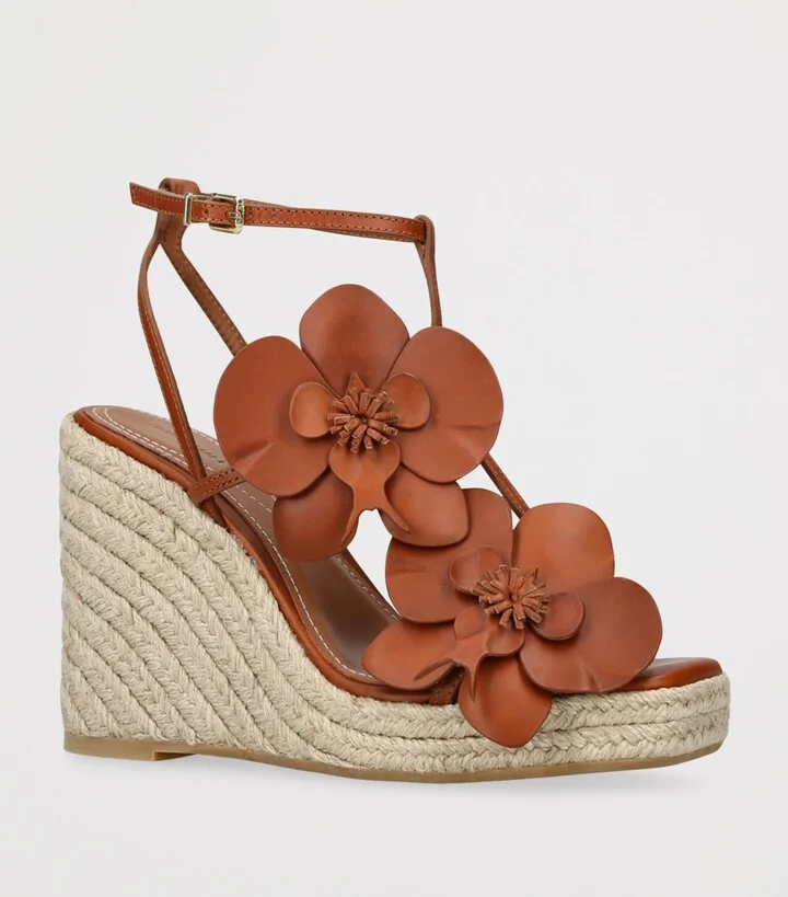 Zimmermann Leather Orchid Wedges 110 - Image 3