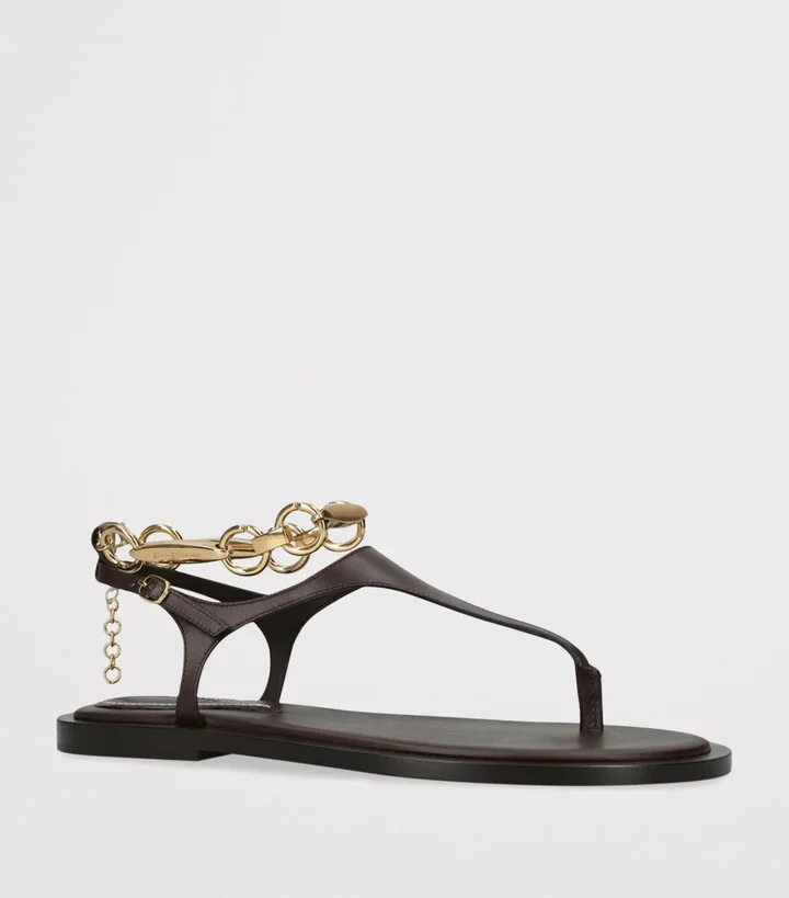 Zimmermann Leather Wild Sandals - Image 3