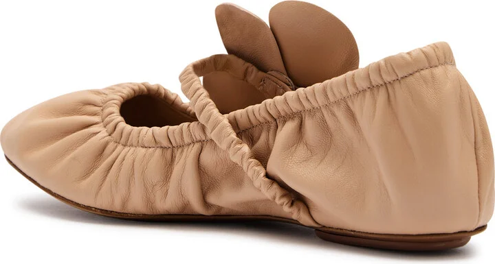 Zimmermann Orchid Leather Ballet Flats - Image 2