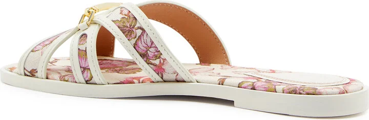 Zimmermann Prisma Floral-print Canvas Sliders - Image 2