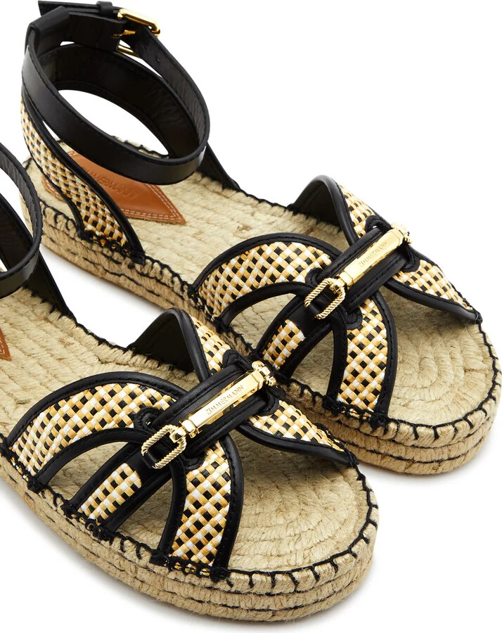Zimmermann Prisma Raffia Espadrille Sandals - Image 3