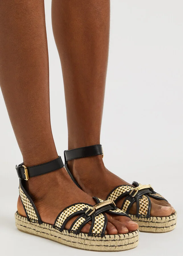 Zimmermann Prisma Raffia Espadrille Sandals - Image 5