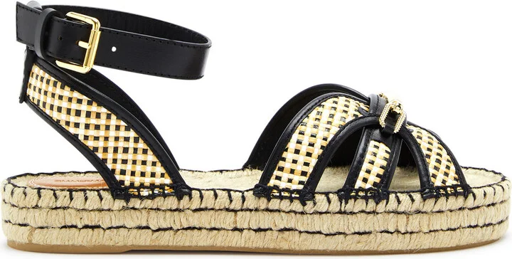 Zimmermann Prisma Raffia Espadrille Sandals