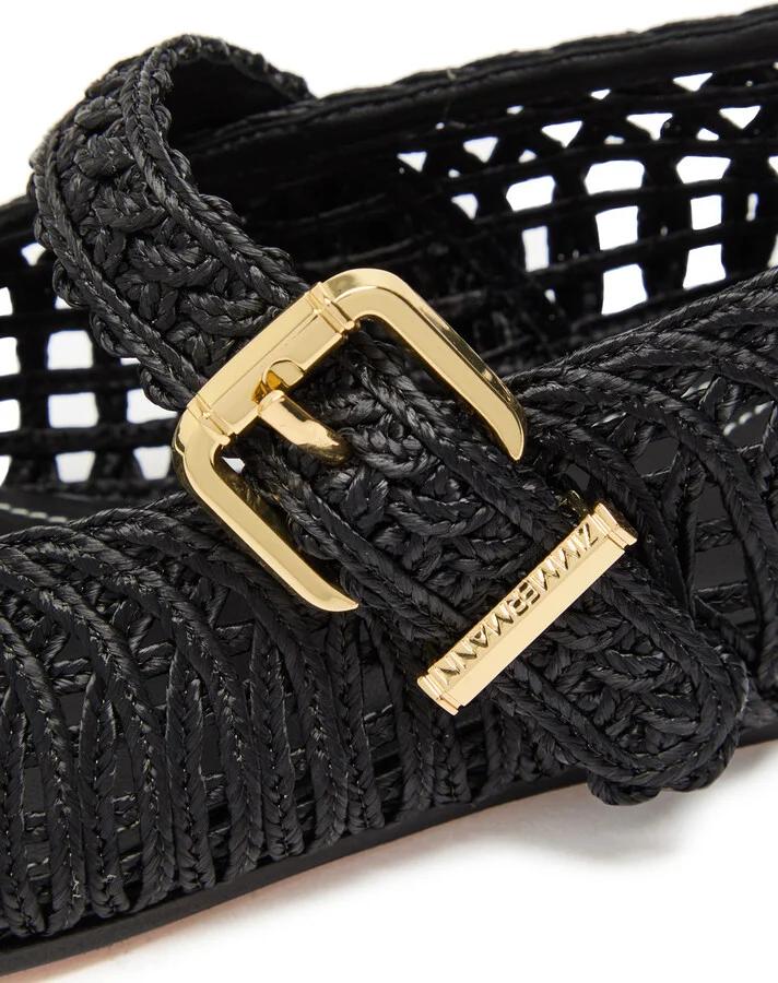 Zimmermann Reef Woven Ballet Flats - Image 4