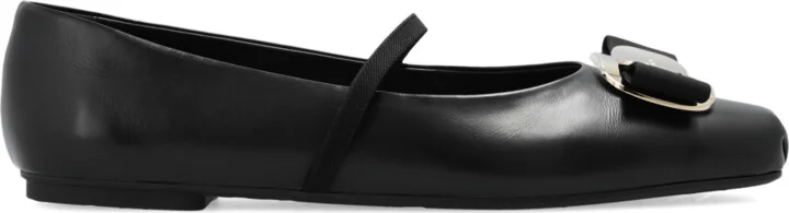 ‘Zina’ Ballet Flats, , - Black