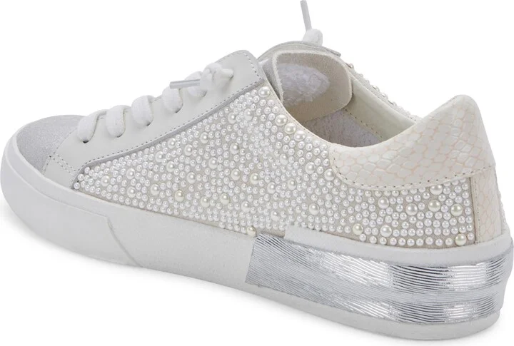 Zina Imitation Pearl Sneaker - Image 2