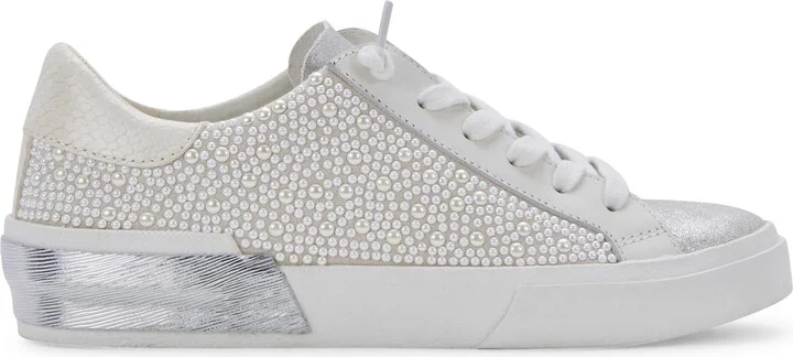 Zina Imitation Pearl Sneaker - Image 3