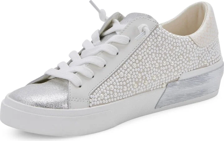 Zina Imitation Pearl Sneaker - Image 8