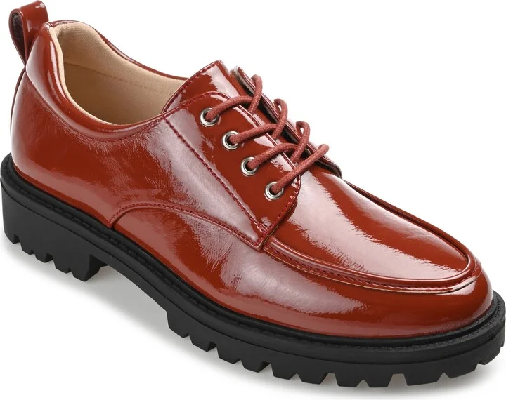 Zina Lug Sole Derby - Wide Width