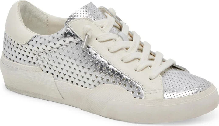 Zina Perf 360 Womens Leather Lace-Up Casual And Fashion Sneakers