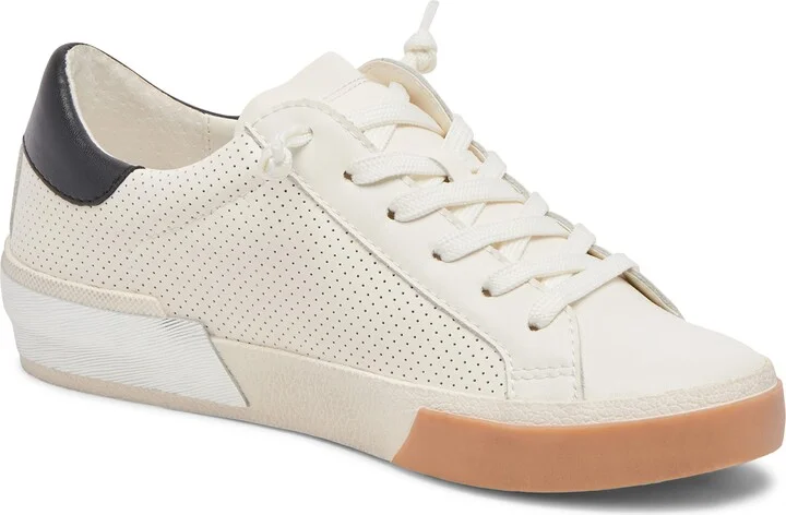 W/B PERFORATED LEATHER