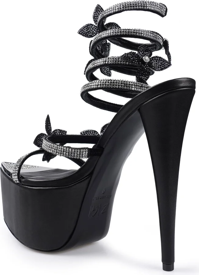 Zinnia Embellished Strappy Platform Sandal - Image 2