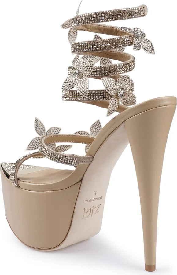 Zinnia Embellished Strappy Platform Sandal - Image 8