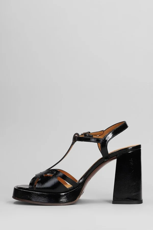 Zinto 46 Sandals In Black Leather - Image 3