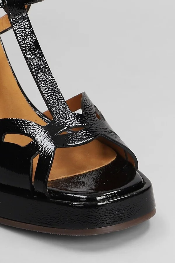 Zinto 46 Sandals In Black Leather - Image 5