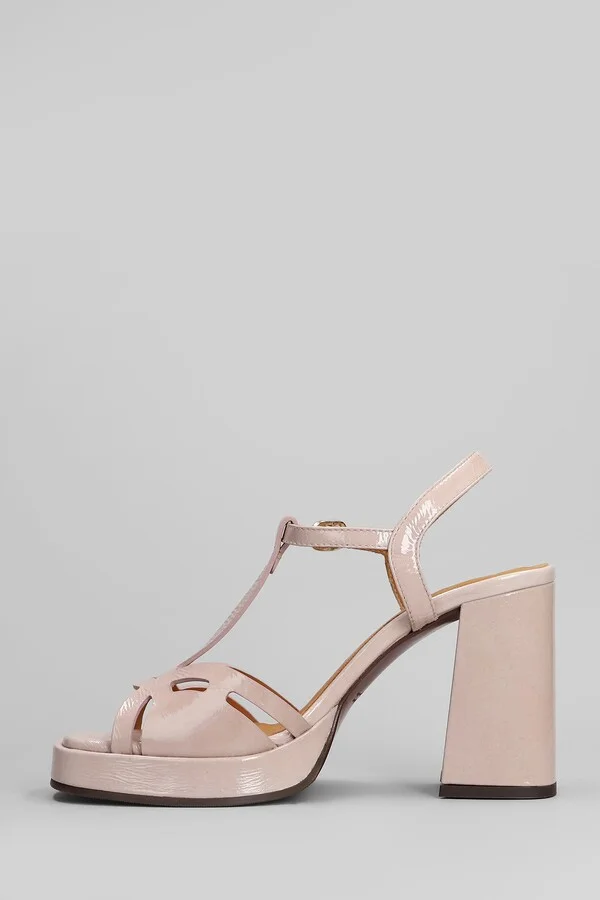 Zinto 46 Sandals In Rose-pink Leather - Image 3