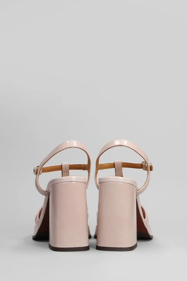 Zinto 46 Sandals In Rose-pink Leather - Image 4