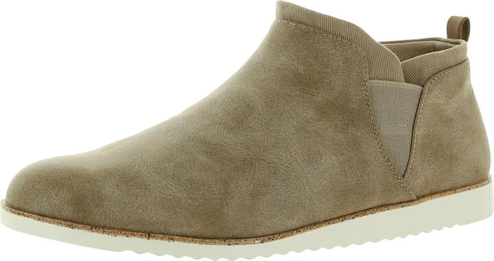 Zion Womens Faux Leather Flat Shooties
