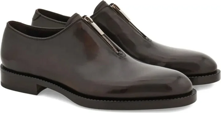 Zip-Closure Derby Shoes - Image 2