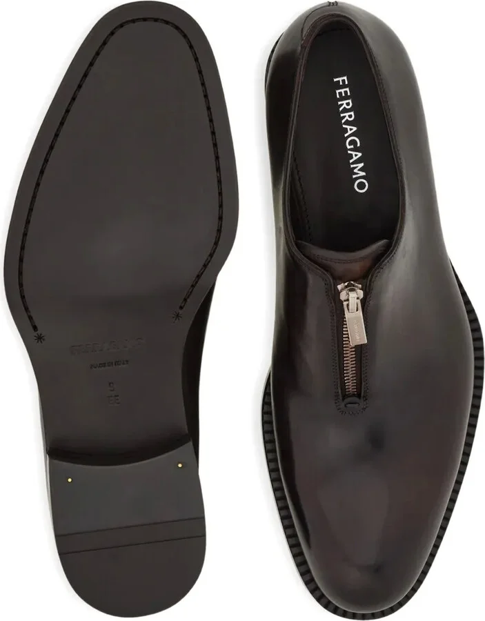 Zip-Closure Derby Shoes - Image 3