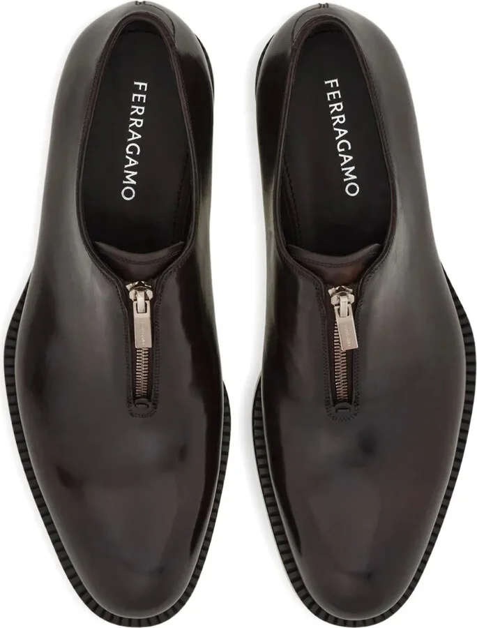 Zip-Closure Derby Shoes - Image 4