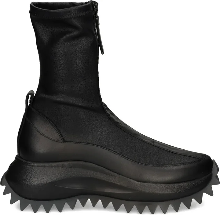 Zip-Detail Ankle Boots
