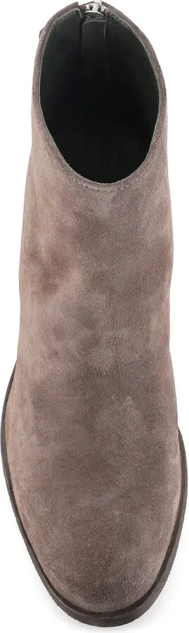 Zip-Detail Block-Heel Ankle Boots - Image 3