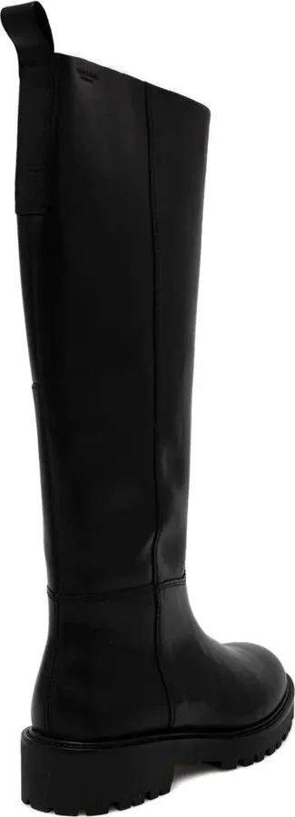 Zip-Detail Block-Heel Knee-High Boots - Image 2