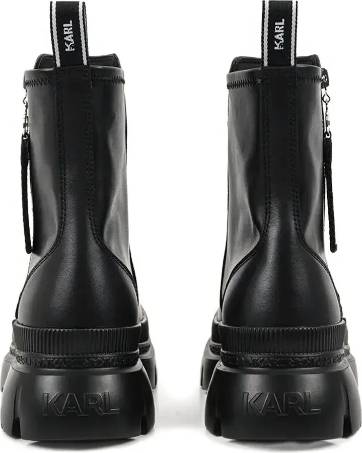 Zip-Detail Chunky Sole Boots - Image 3