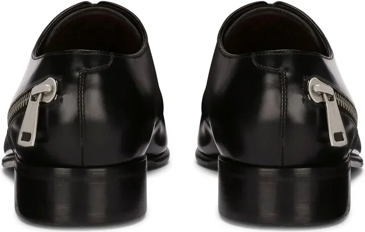 zip-detail Derby shoes - Image 3