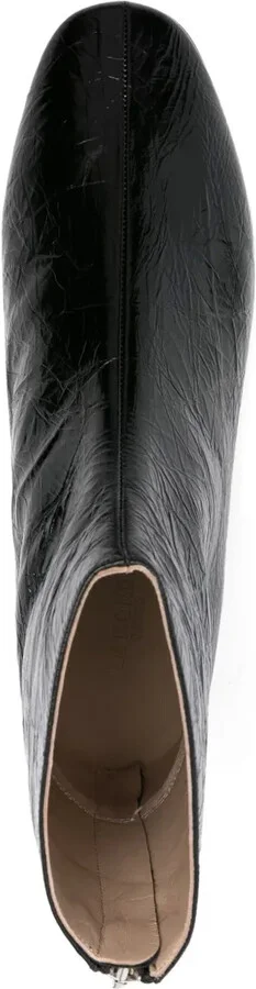 Zip-Detail Flat Ankle Boots - Image 4