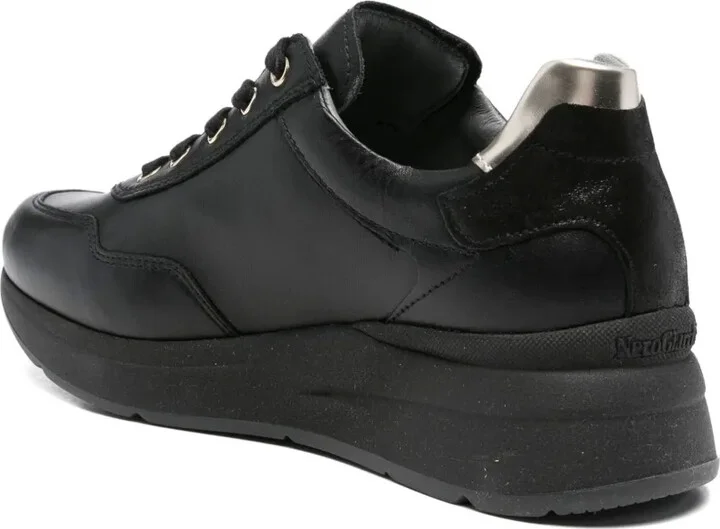 Zip-Detail Lace-Up Sneakers - Image 3