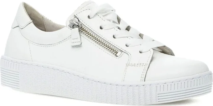 Zip-Detail Low-Top Sneakers - Image 2