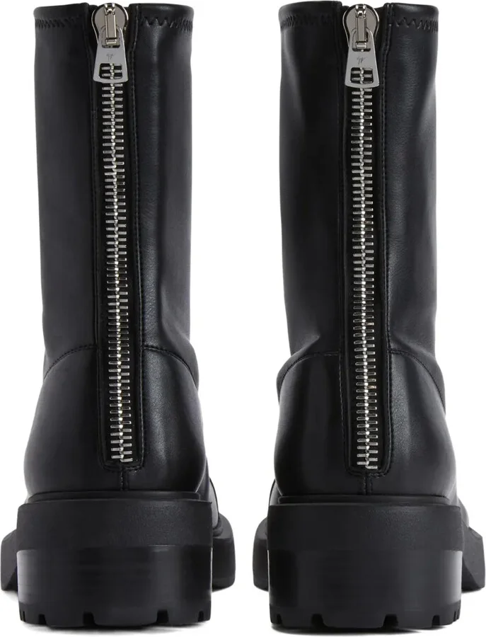 Zip-Detail Platform Boots - Image 2