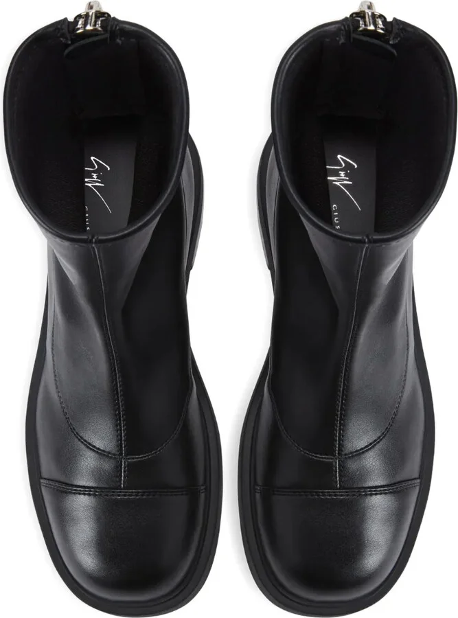 Zip-Detail Platform Boots - Image 3