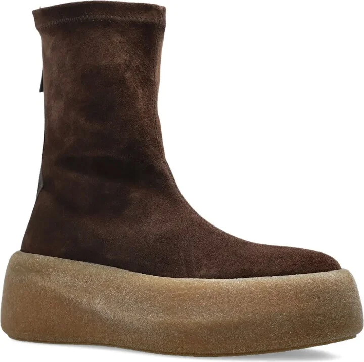 Zip-Detail Platform Boots - Image 2