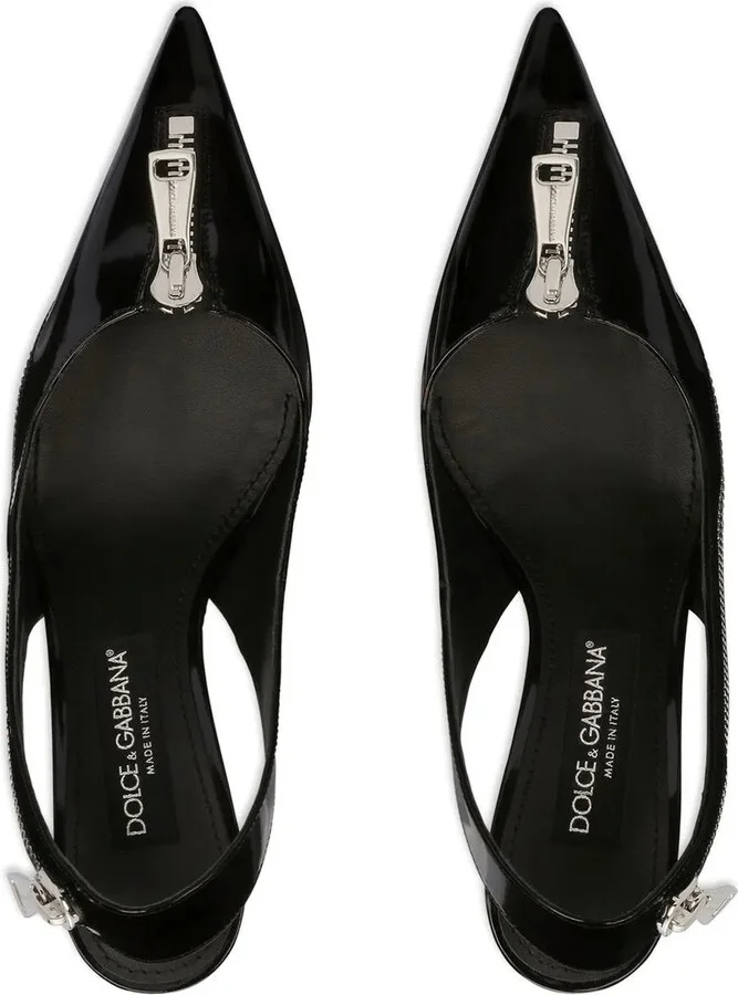 Zip-Detail Pointed Pumps - Image 4