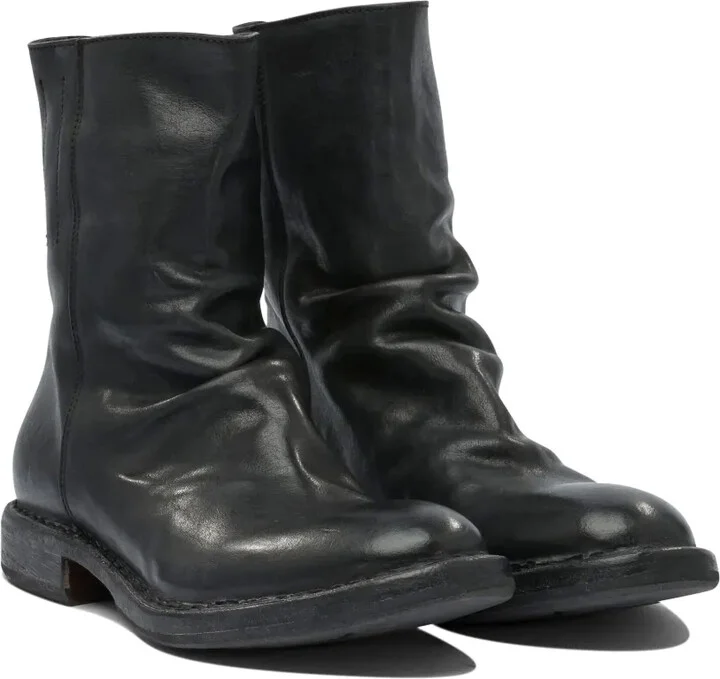 Zip-Detail Slouch Ankle Boots - Image 2