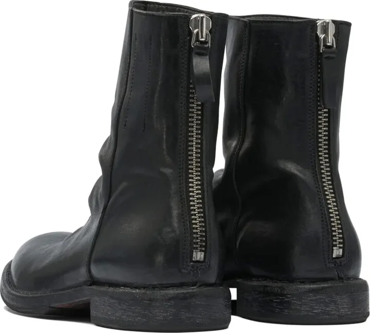 Zip-Detail Slouch Ankle Boots - Image 4