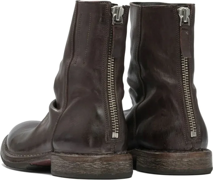 Zip-Detail Slouch Ankle Boots - Image 4