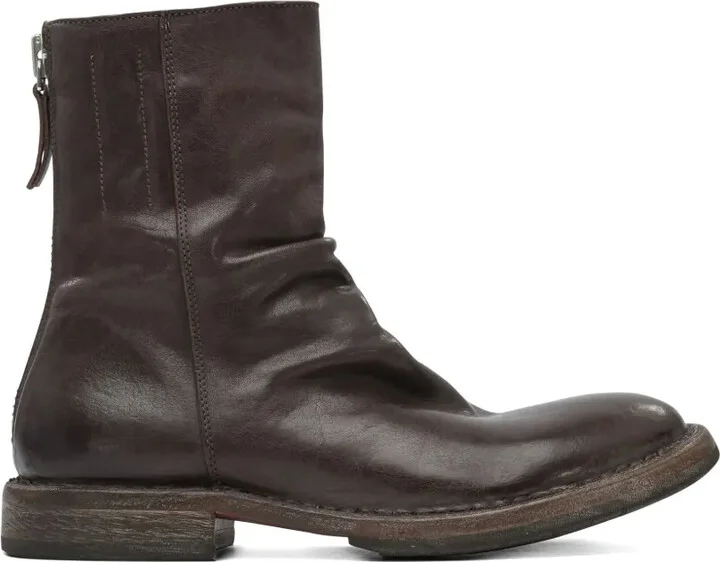 Zip-Detail Slouch Ankle Boots - Image 5