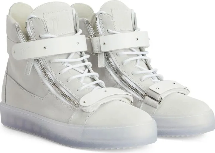 Zip-Details High-Top Sneakers - Image 2