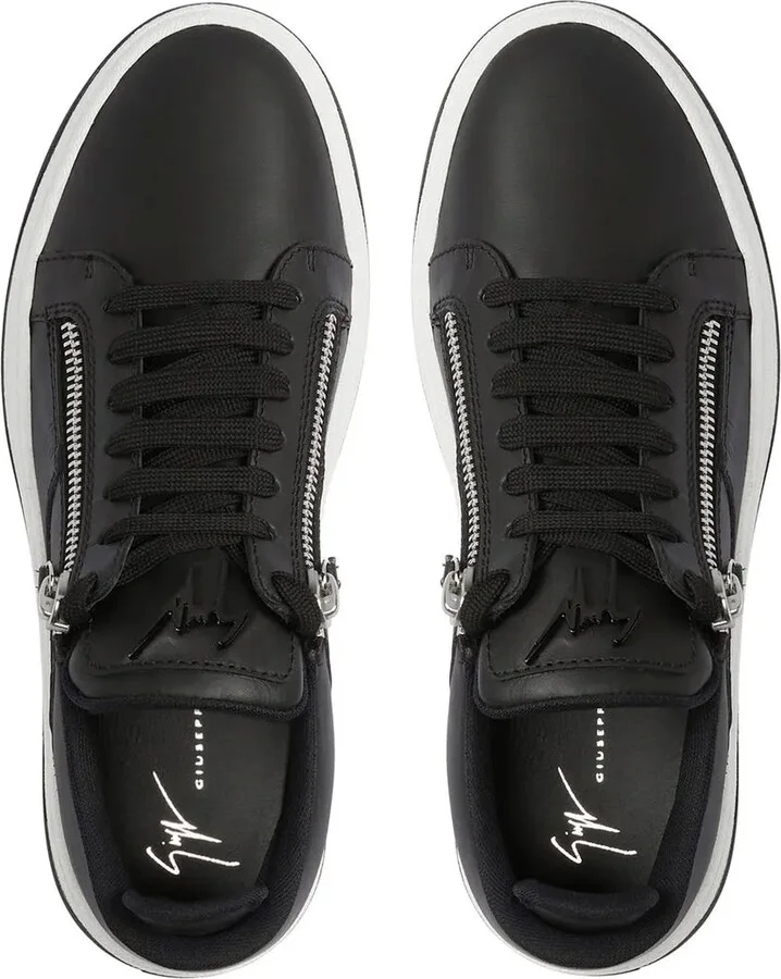 Zip-Details Low-Top Sneakers - Image 4